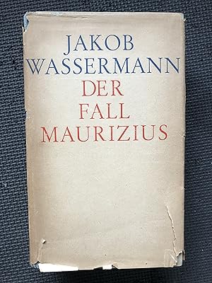 Bild des Verkufers fr Der Fall Maurizius; Roman zum Verkauf von Cragsmoor Books