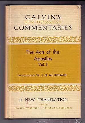 Image du vendeur pour Calvin's Commentaries: The Acts of the Apostles, 1 - 13. mis en vente par CARDINAL BOOKS  ~~  ABAC/ILAB