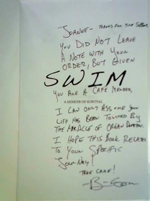 Seller image for Swim: A Memoir of Survival for sale by World of Rare Books
