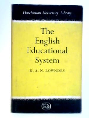 Seller image for The English Educational System for sale by World of Rare Books