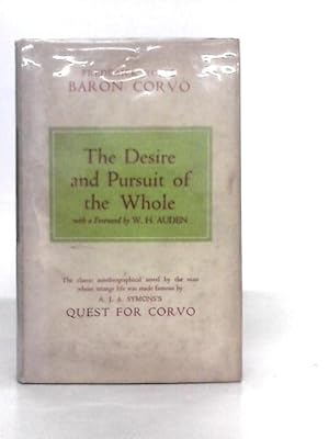 Imagen del vendedor de The Desire and Pursuit of the Whole a la venta por World of Rare Books