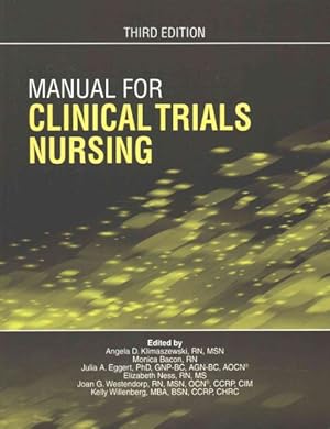 Immagine del venditore per Manual for Clinical Trials Nursing venduto da GreatBookPrices