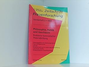 Bild des Verkufers fr Zeitschrift fr Frauenforschung, Sonderh.2, Philosophie, Politik und Geschlecht zum Verkauf von Book Broker