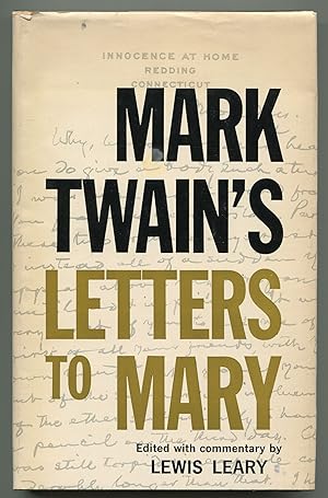 Imagen del vendedor de Mark Twain's Letters to Mary a la venta por Between the Covers-Rare Books, Inc. ABAA