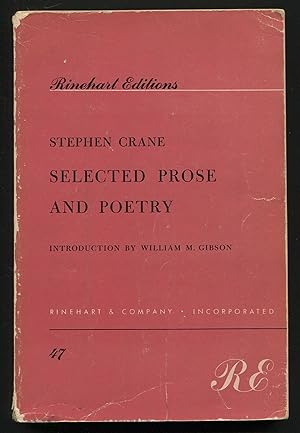 Seller image for Selected Prose and Poetry (Rinehart Editions, 47) for sale by Between the Covers-Rare Books, Inc. ABAA