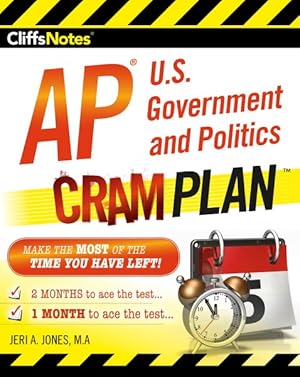 Bild des Verkufers fr CliffsNotes AP U.S. Government and Politics Cram Plan zum Verkauf von GreatBookPrices