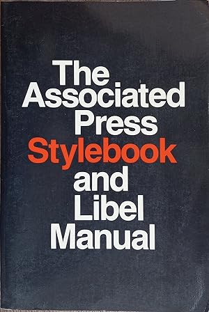 Immagine del venditore per The Associated Press Stylebook and Libel Manual venduto da The Book House, Inc.  - St. Louis