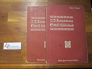 Bild des Verkufers fr Emil oder ber die Erziehung; Band 1 und 2 zum Verkauf von Antiquariat im Kaiserviertel | Wimbauer Buchversand