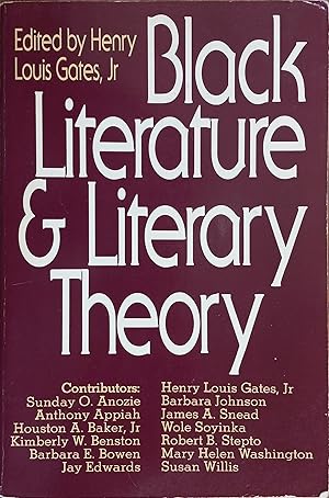 Seller image for Black Literature & Literary Theory for sale by The Book House, Inc.  - St. Louis