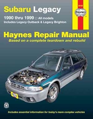 Bild des Verkufers fr Subaru Legacy Automotive Repair Manual : All Legacy models 1990 through 1999 Includes Legacy Outback and Legacy Rrighton zum Verkauf von GreatBookPrices