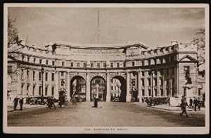 London Admiralty Arch Postcard See The Message From The Prime Minister