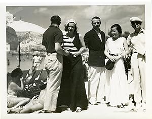 "LA CHANCE" Réalisé par René GUISSART à JUAN-les-PINS en 1931 d'après la pièce d'Yves MIRANDE ave...