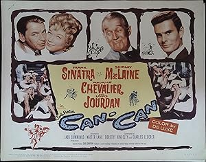 Seller image for Can-Can Lobby Title Card 1959 Frank Sinatra, Shirley MacLaine, Maurice Chevalier for sale by AcornBooksNH