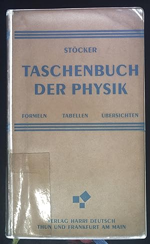 Bild des Verkufers fr Taschenbuch der Physik : Formeln, Tabellen, bersichten. zum Verkauf von books4less (Versandantiquariat Petra Gros GmbH & Co. KG)