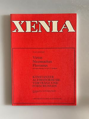 Bild des Verkufers fr Virius Nicomachus Flavianus. Mit einem Beitrag von John F. Matthews. (Some Writings of the Pagan Chapion Nicomachus Flavianus) zum Verkauf von Wissenschaftl. Antiquariat Th. Haker e.K