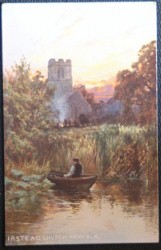 Irstead Church Norfolk Postcard