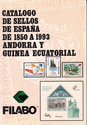 Catálogo FILABO. Emisiones de España, Andorra y Guinea Ecuatorial 1850-1993