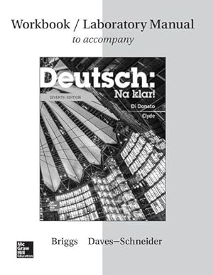 Seller image for Workbook/Lab Manual for Deutsch: Na klar! by Briggs, Jeanine, Daves-Schneider Dr., Lida [Paperback ] for sale by booksXpress