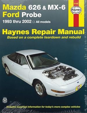 Seller image for Haynes Repair Manual Mazda 626 & MX-6 Ford Probe : 1993 Thru 2002 All Models for sale by GreatBookPrices