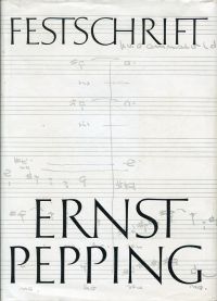 Bild des Verkufers fr Festschrift Ernst Pepping. Zu seinem 70. Geburtstag am 12. Sept. 1971. zum Verkauf von Bcher Eule