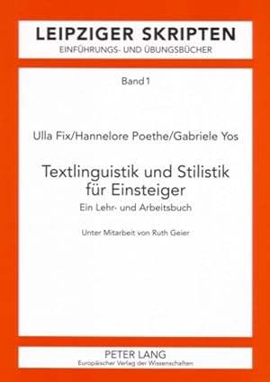 Seller image for Textlinguistik und Stilistik fr Einsteiger for sale by moluna