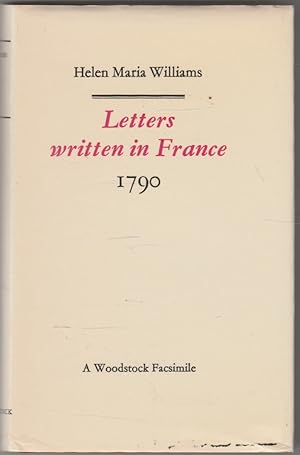 Imagen del vendedor de Letters Written in France 1790 a la venta por The Glass Key