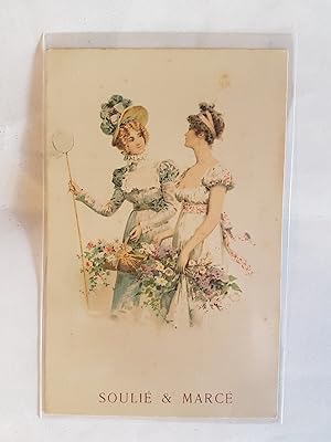 Carte postale publicitaire Soulié & Macé