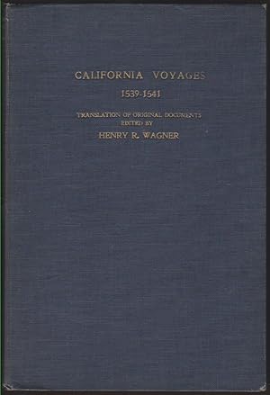 Seller image for CALIFORNIA VOYAGES 1539-1541 for sale by Easton's Books, Inc.