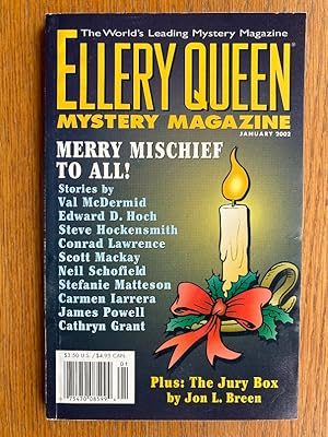 Bild des Verkufers fr Ellery Queen Mystery Magazine January 2002 zum Verkauf von Scene of the Crime, ABAC, IOBA