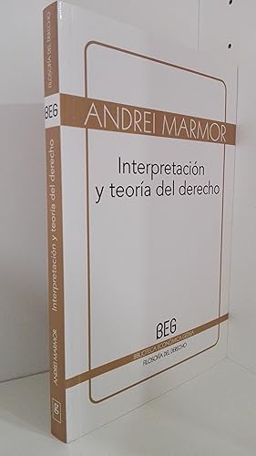 Imagen del vendedor de INTERPRETACION Y TEORIA DEL DERECHO a la venta por LIBRERIA  SANZ