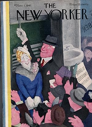 Bild des Verkufers fr The New Yorker (Magazine); November 1, 1941 zum Verkauf von Dorley House Books, Inc.