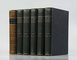 Bild des Verkufers fr The Transactions of the Linnean Society of London. Second series. Botany. Volume I - VI. zum Verkauf von Antiquariaat Schierenberg