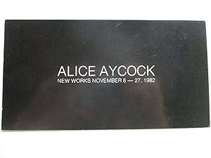 Seller image for Alice Aycock New Works John Weber Gallery 1982 Exhibition invite postcard for sale by ANARTIST