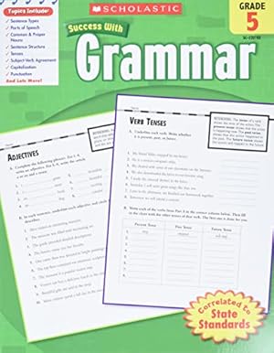 Immagine del venditore per Scholastic Success With Grammar, Grade 5 venduto da WeBuyBooks