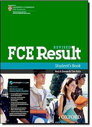 Bild des Verkufers fr Revised FCE Result: Student's Book with Online Skills Practice Pack: Student's book and online skills practice pack zum Verkauf von WeBuyBooks