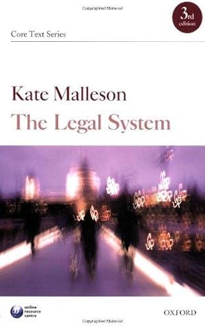 Seller image for The Legal System (Core Texts Series) for sale by WeBuyBooks