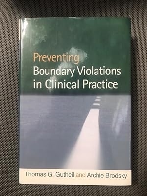 Bild des Verkufers fr Preventing Boundary Violations in Clinical Practice zum Verkauf von The Groaning Board