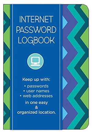 Seller image for Internet Password Logbook - Pattern Edition: Keep track of: usernames, passwords, web addresses in one easy & organized location by Editors of Rock Point [Hardcover ] for sale by booksXpress