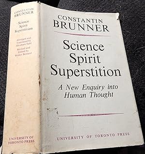 Imagen del vendedor de Science, Spirit and Superstition a la venta por Stahr Book Shoppe