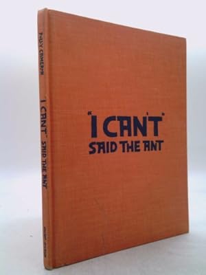 Bild des Verkufers fr I Can't Said the Ant: A Second Book of Nonsense zum Verkauf von ThriftBooksVintage
