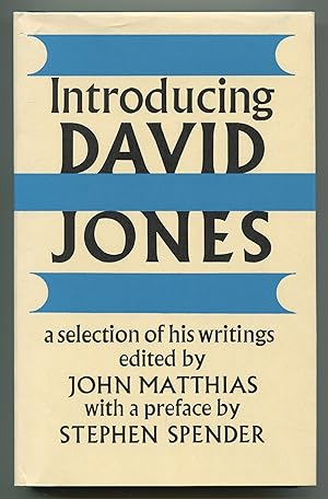 Image du vendeur pour Introducing David Jones: A Selection of his Writings mis en vente par Between the Covers-Rare Books, Inc. ABAA