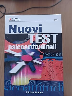 Immagine del venditore per Nuovi test psicoattitudinali venduto da librisaggi