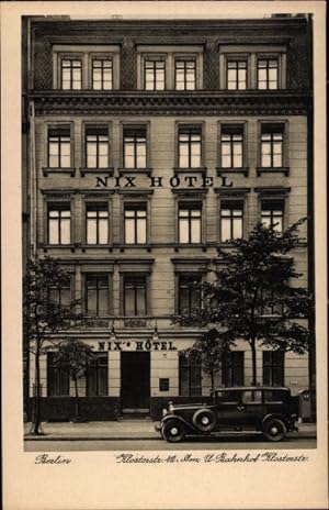 Seller image for Ansichtskarte / Postkarte Berlin, Nix Hotel, Klosterstrae 42 - Inh.: Wilhelm Gericke for sale by akpool GmbH