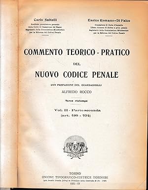 Commento teorico-pratico del nuovo codice penale, vol. 2- p. 2^: art. 499-734
