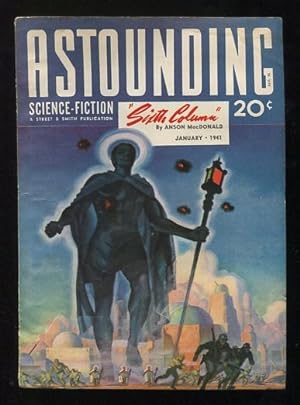 Seller image for Astounding Science-Fiction (January-February-March 1941) [including Robert Heinlein's first published (pseudonymous) novel, "Sixth Column"] for sale by ReadInk, ABAA/IOBA