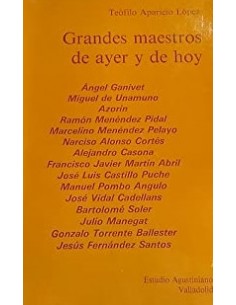Imagen del vendedor de GRANDES MAESTROS DE AYER Y DE HOY a la venta por Librovicios