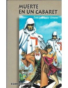 MUERTE EN UN CABARET dedicado y firmado por el autor