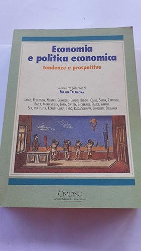 Economia e politica economica : tendenze e prospettive