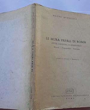 Image du vendeur pour Le mura papali di Roma mis en vente par librisaggi