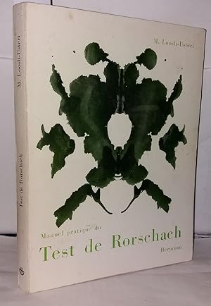 Imagen del vendedor de Manuel pratique du test de Rorschach a la venta por Librairie Albert-Etienne